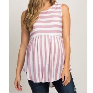 PinkBlush striped tank
